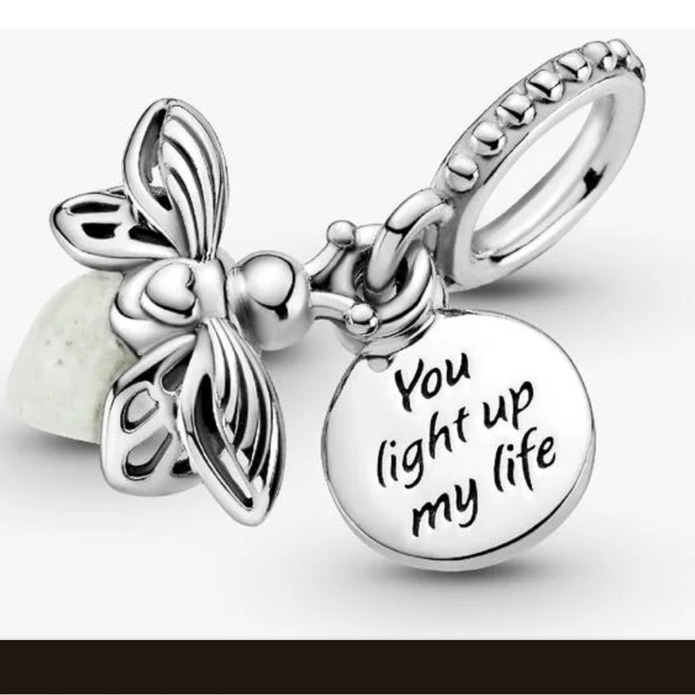 Pandora glow-in-the-dark charm "You Light Up My Life" - Picture 7 of 8